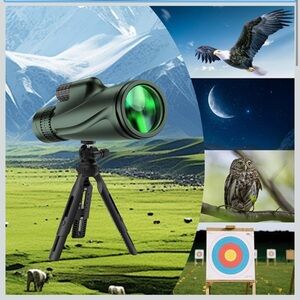 Monocular Telescope 80 x 100 High Powered Monoculars for Adults with Tripod FCT